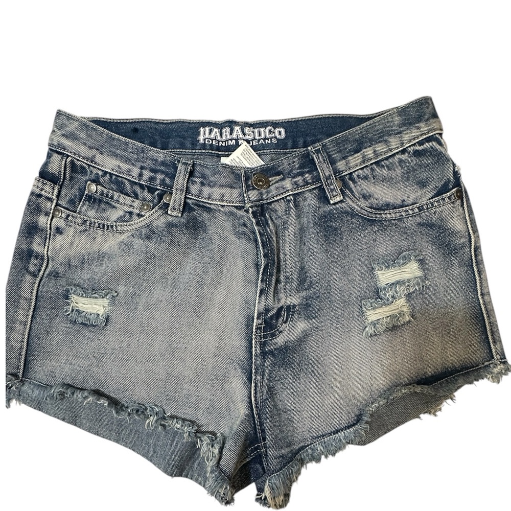 Parasuco Women's Blue Denim Shorts size 28